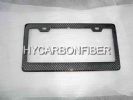 Carbon Fiber American License Plate Frame